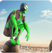 Halat Kurbağa Ninja Kahraman Garip Gangstar Vegas